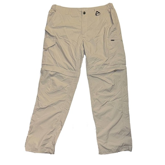 Columbia PFG Silver Ridge Convertible Pants Men's Size 36 X 32 Tan - Picture 3 of 11